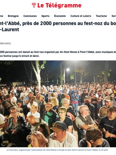 Sonerien DU à Pont l'Abbé. Pour J-Audio